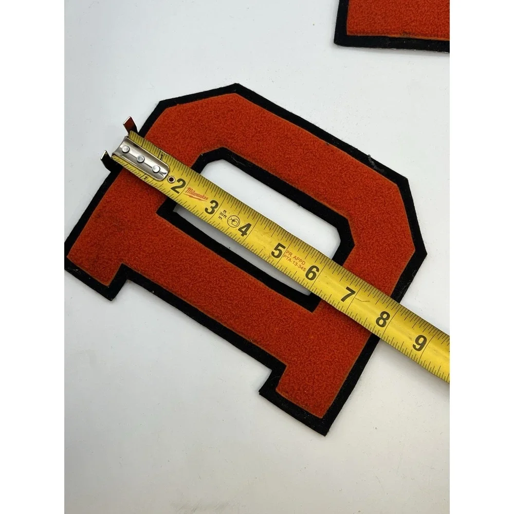 Vintage Felt Novelty Co D Sew-on Patch Set Of 3 8x6